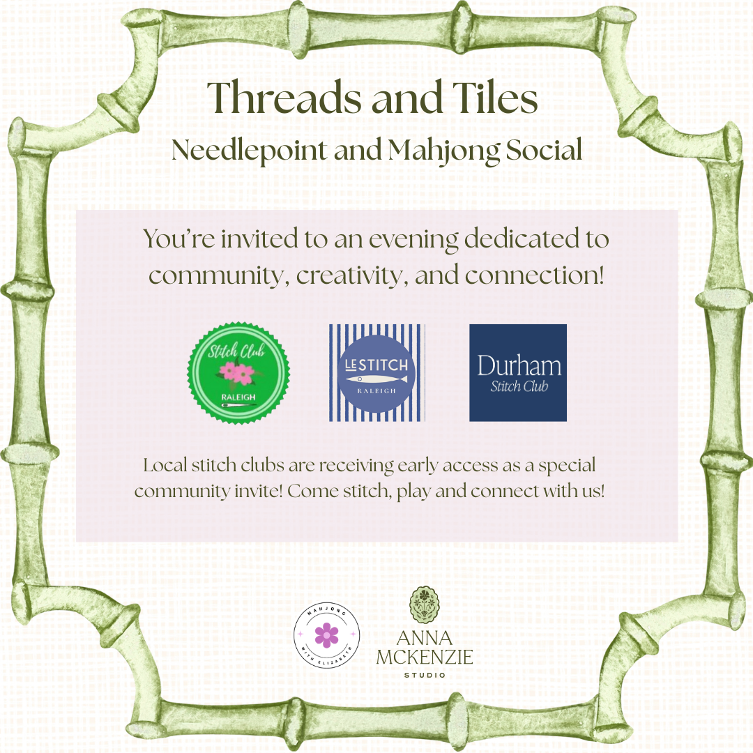 Needlepoint and Mahjong Social - FRIDAY, March 6th