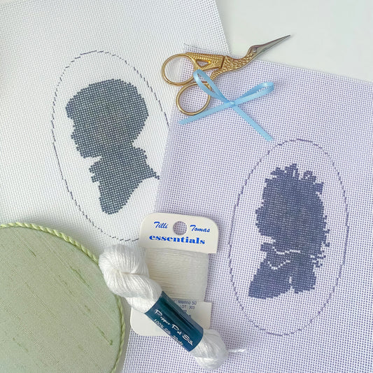 Silhouette Needlepoint Canvas