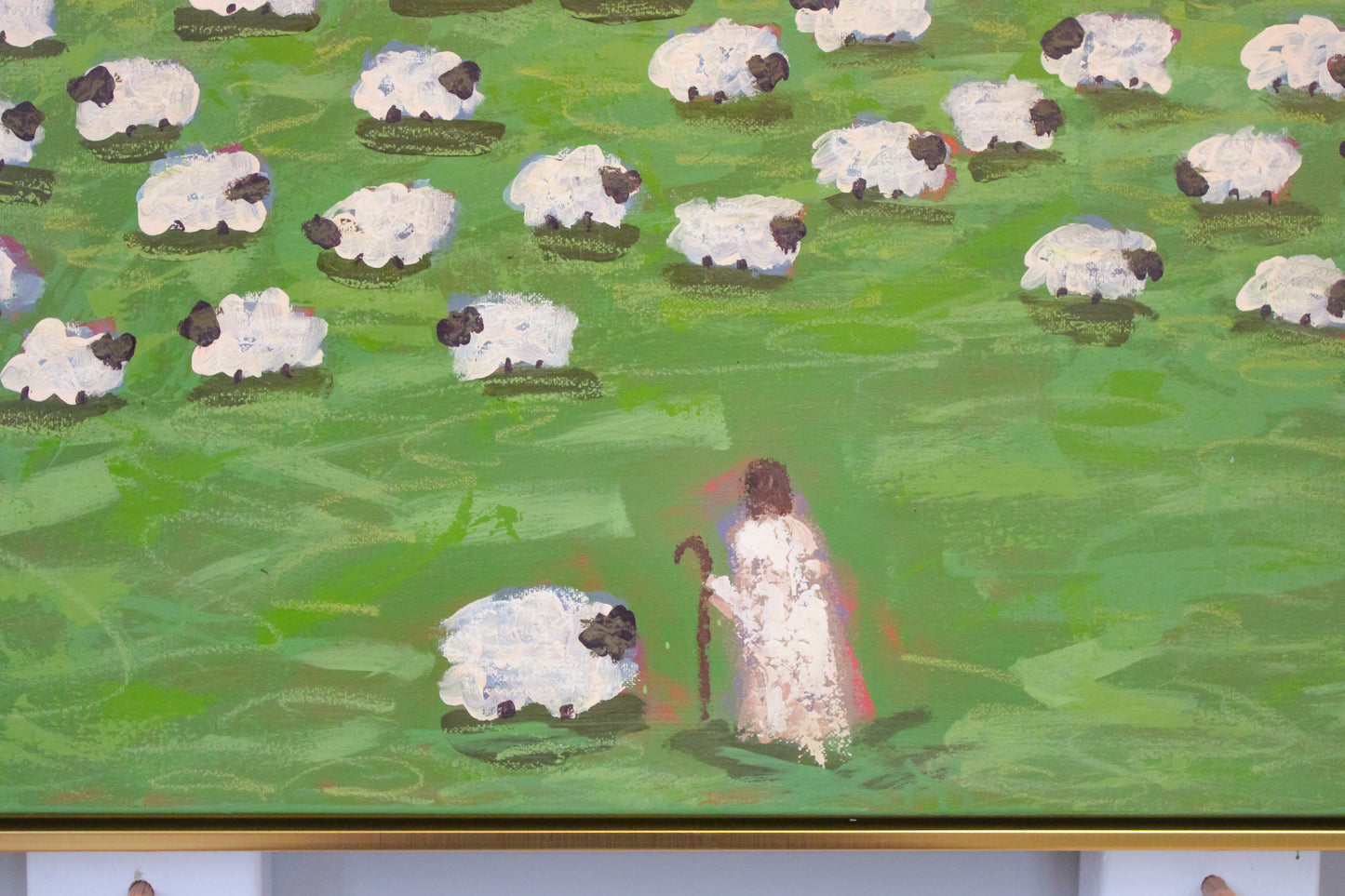 Sought The One - No. 2 - 24x30 Gold Frame