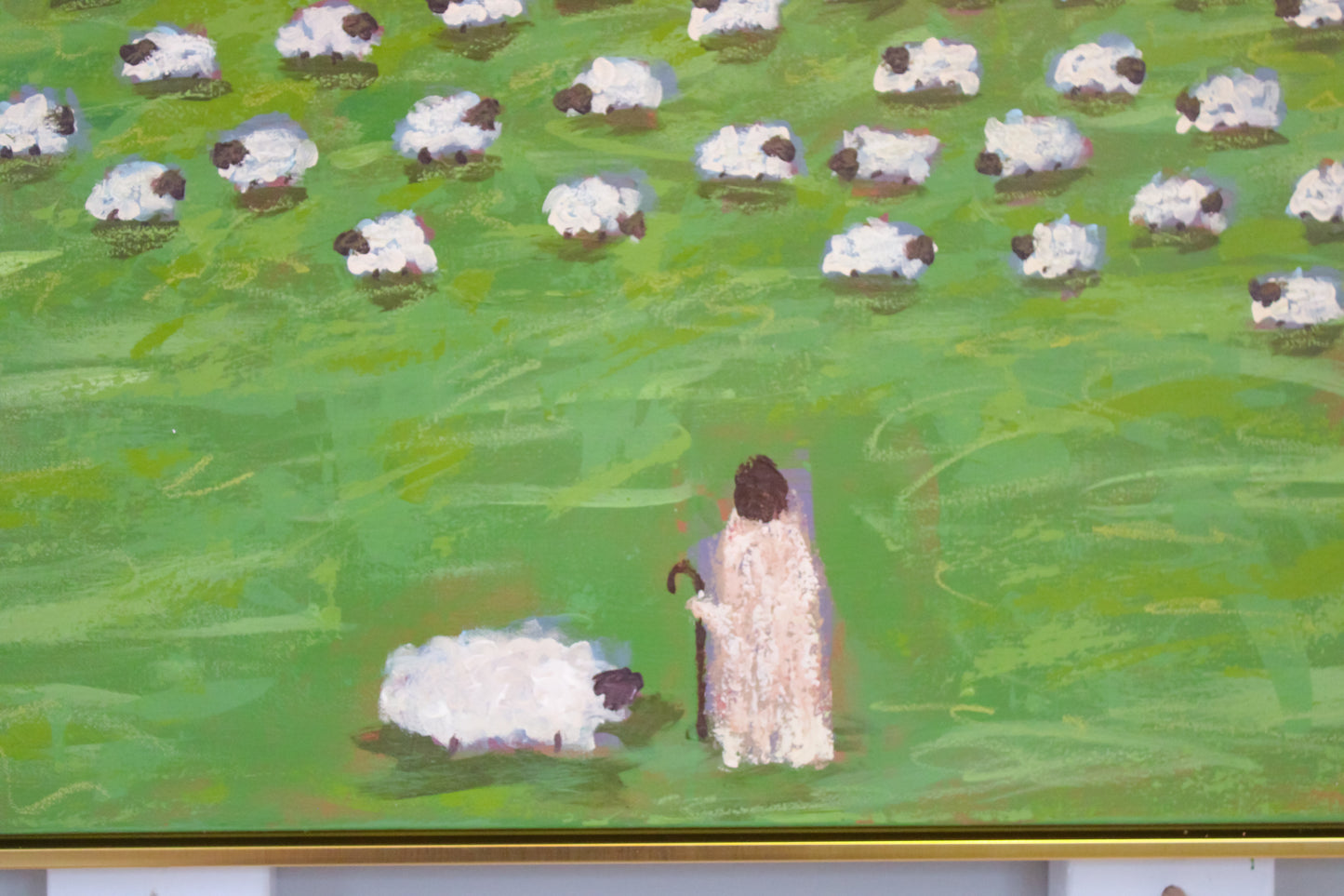 Sought The One -  No. 1 - 24x30 Gold Frame